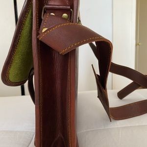 Men’s bonded leather bag new never used